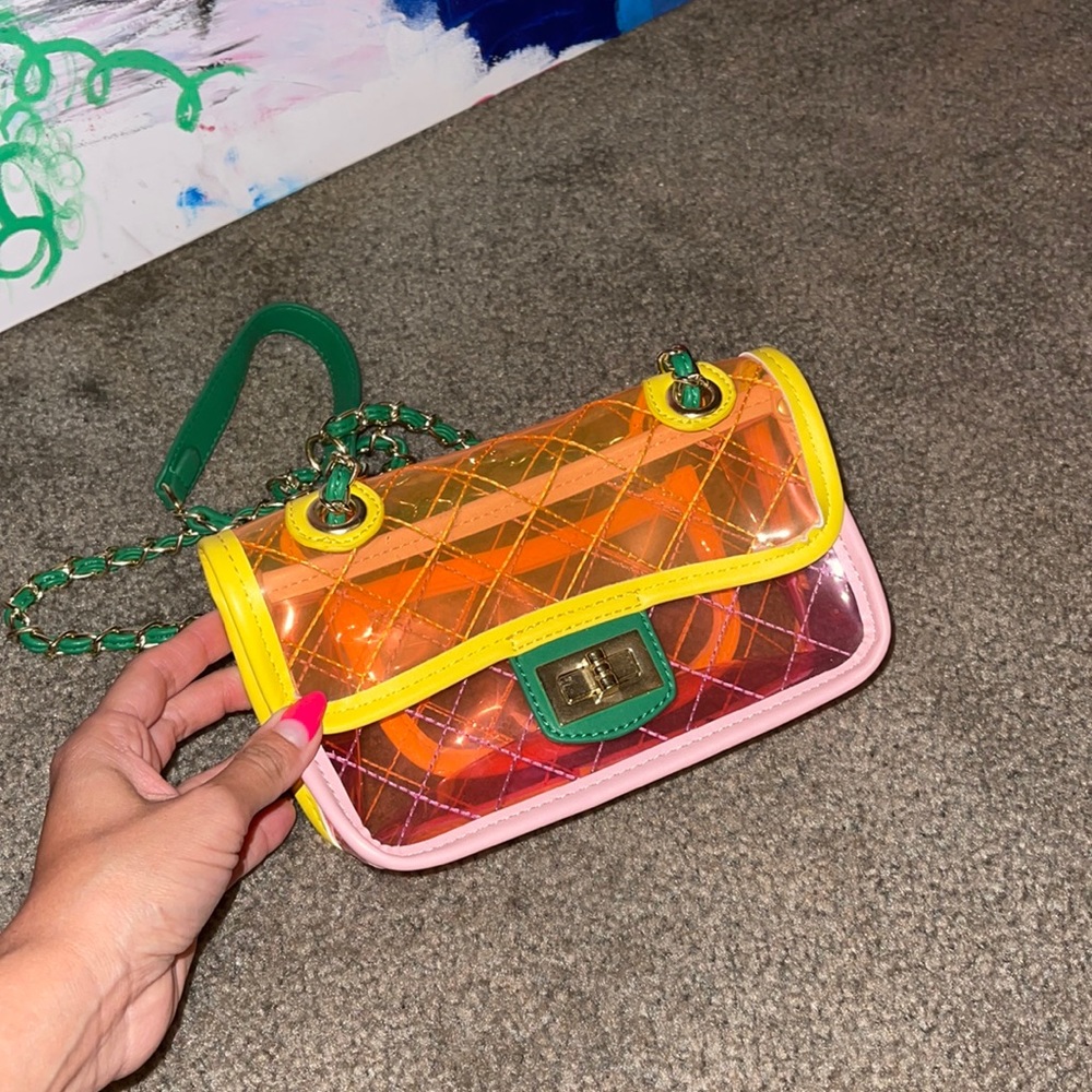 Translucent colorful bag